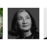 Headshots of 2024 NYFA Hall of Fame Honorees Nina Yankowitz, Donna Uchizono, and Gregory J. Fleming of Rockefeller Capital Management